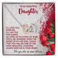 Daughter-Love You Forever - Interlocking Hearts Necklace