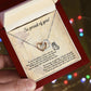 Daughter-Proud Of You  - Interlocking Hearts Necklace