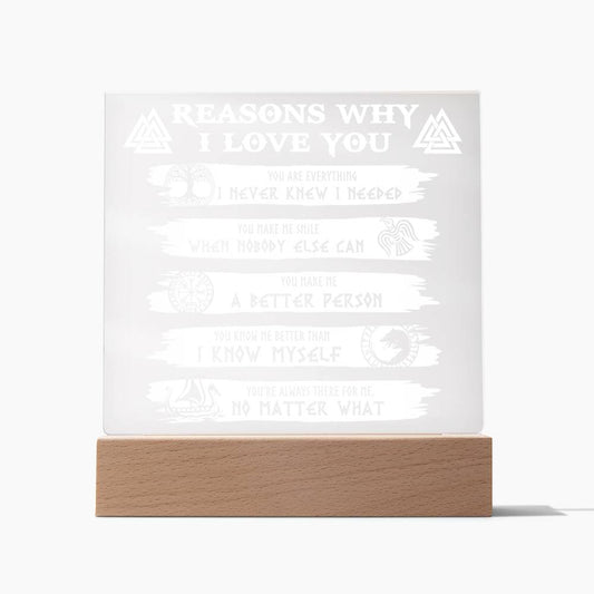 Reasons Why-Everything I Needed-Acrylic